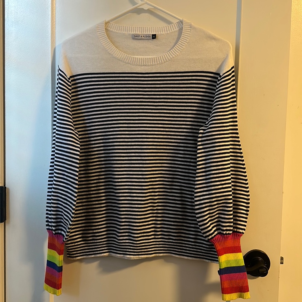 Zaket & Plover striped knit sweater